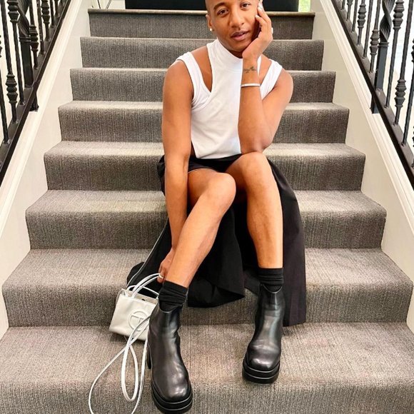 STEVE MADDEN COBRA LEATHER PLATFORM ANKLE BOOT - Picture 11 of 14